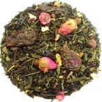 Thé Vert Parfumé Jasmin Rose Myrtilles
