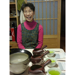 Préparation thé vert japonais en Kyusu