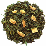 Thé vert Earl Grey biologique parfumé agrumes bergamote morceaux de citron