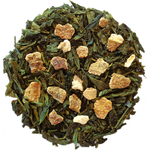 Thé vert Earl Grey biologique parfumé bergamote avec morceaux ecorces orange