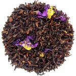 The Noir Biologique Parfumé Fleurs Violette et Mauve Assam Inde du Sud