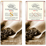 Tea Filter Teeli flip Biodegradable Compostable S and XS Blanc Weiss
