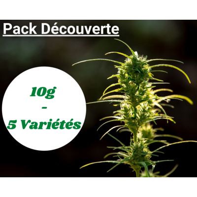 Pack Découverte 10g - 5 variétés