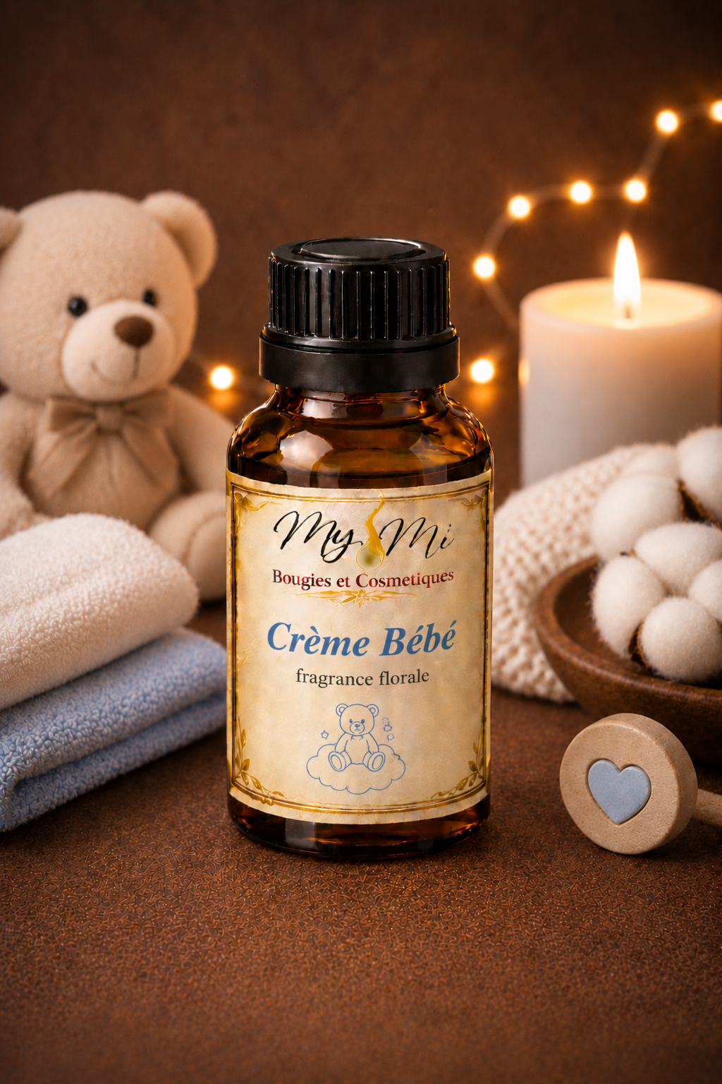 Parfum pour bougies et cosmétiques creme bébé