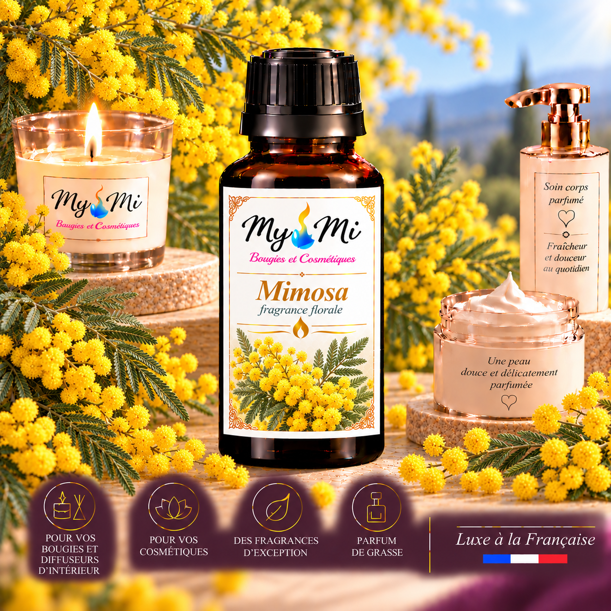 Parfum pour bougies et cosmétiques Mimosa