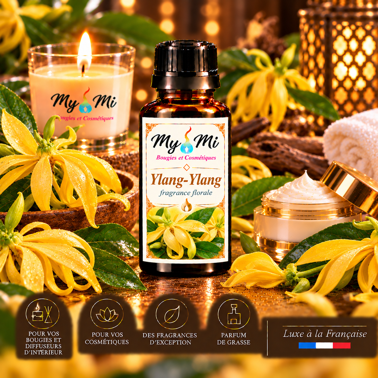 Parfum pour bougie et cosmétique Ylang-Ylang