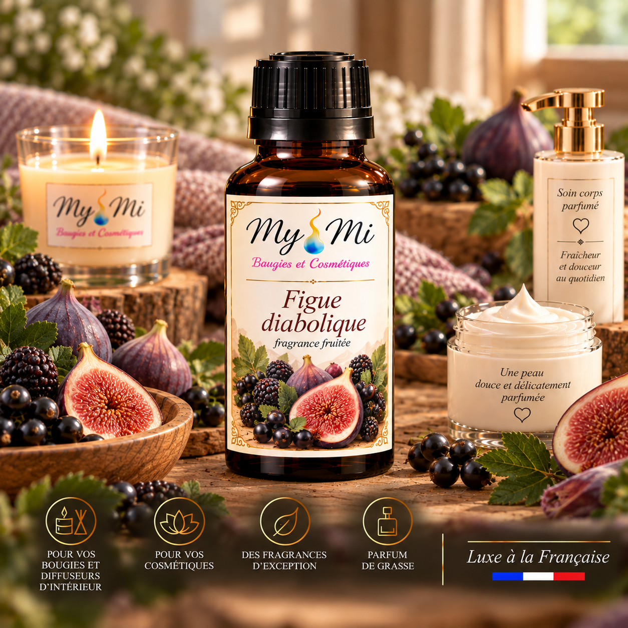 Parfum pour bougie et cosmétique Figue Diabolique