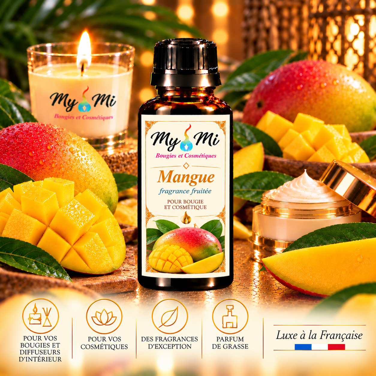 Parfum pour bougie et cosmétique Mangue
