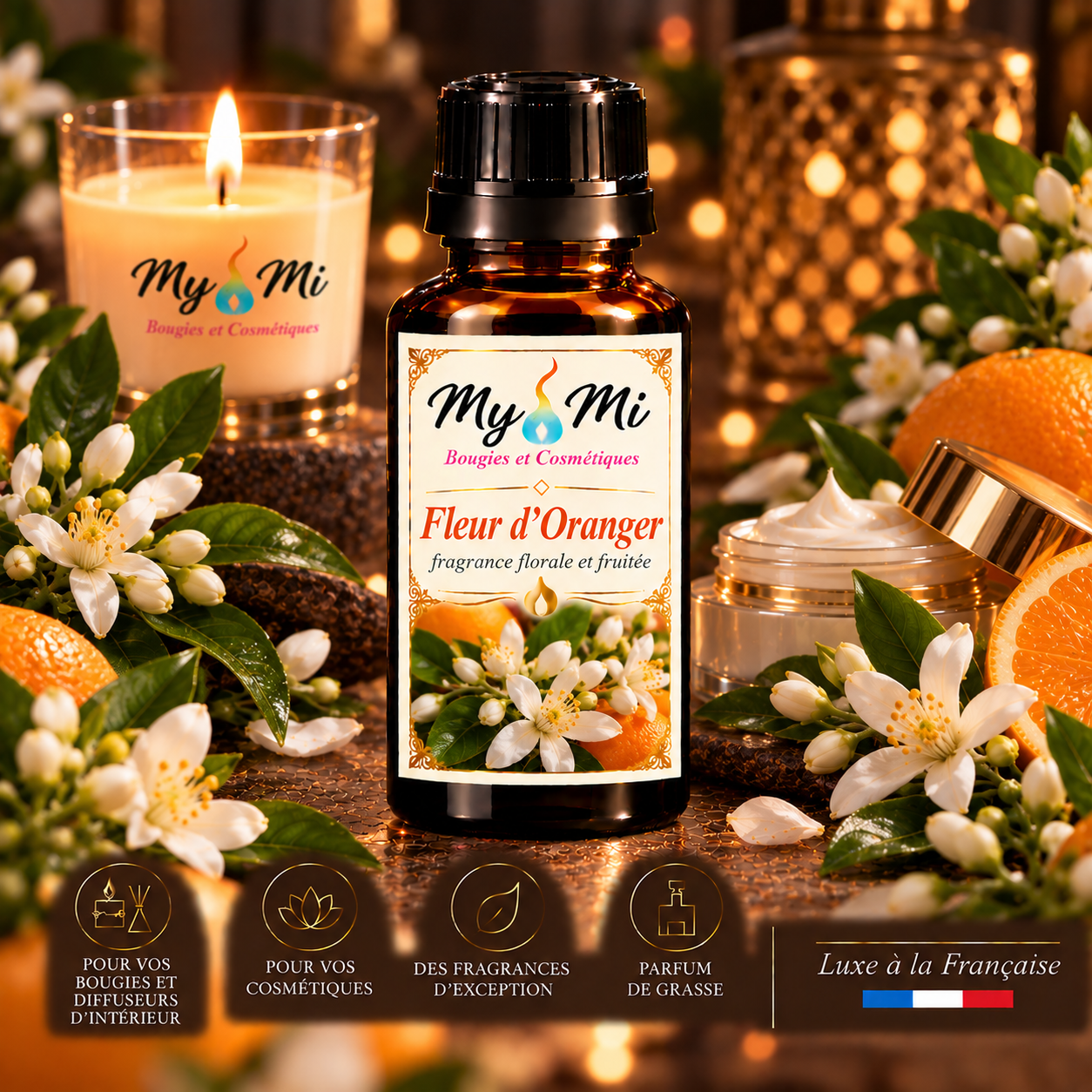 Parfum pour bougie et cosmétique Fleur d’oranger
