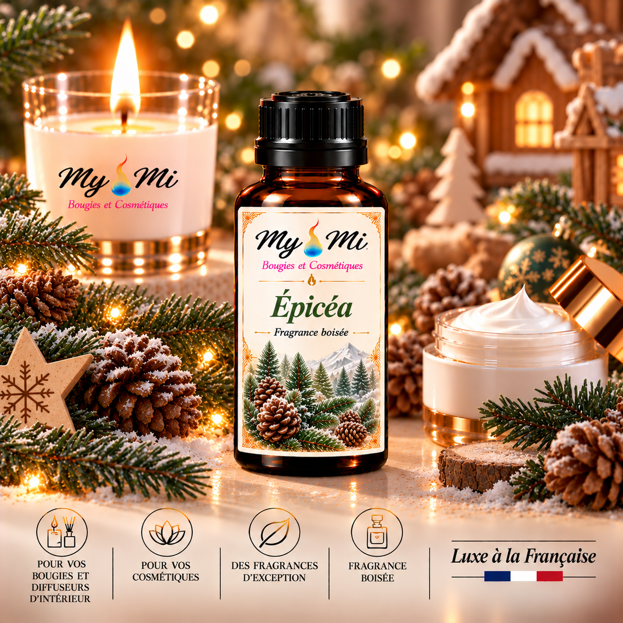 Parfum pour bougie et cosmétique Epicéa