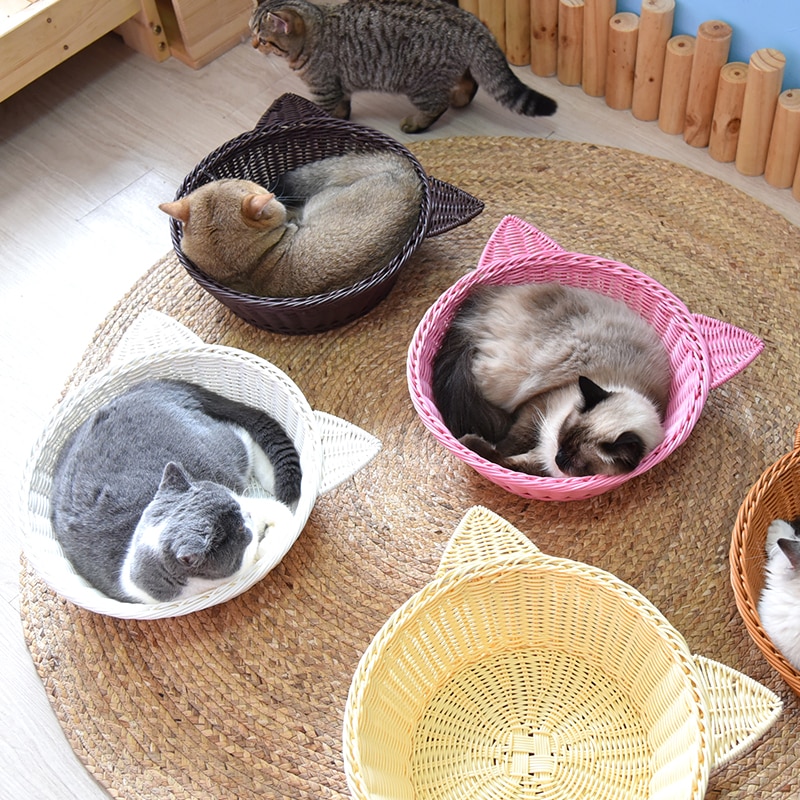Lit-en-rotin-et-osier-pour-chat-fait-la-main-canap-d-t-corde-fra-che