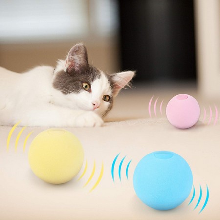 balle sonore chat chaton jeu jouet ballon animaux son - La BoutiK du Chat