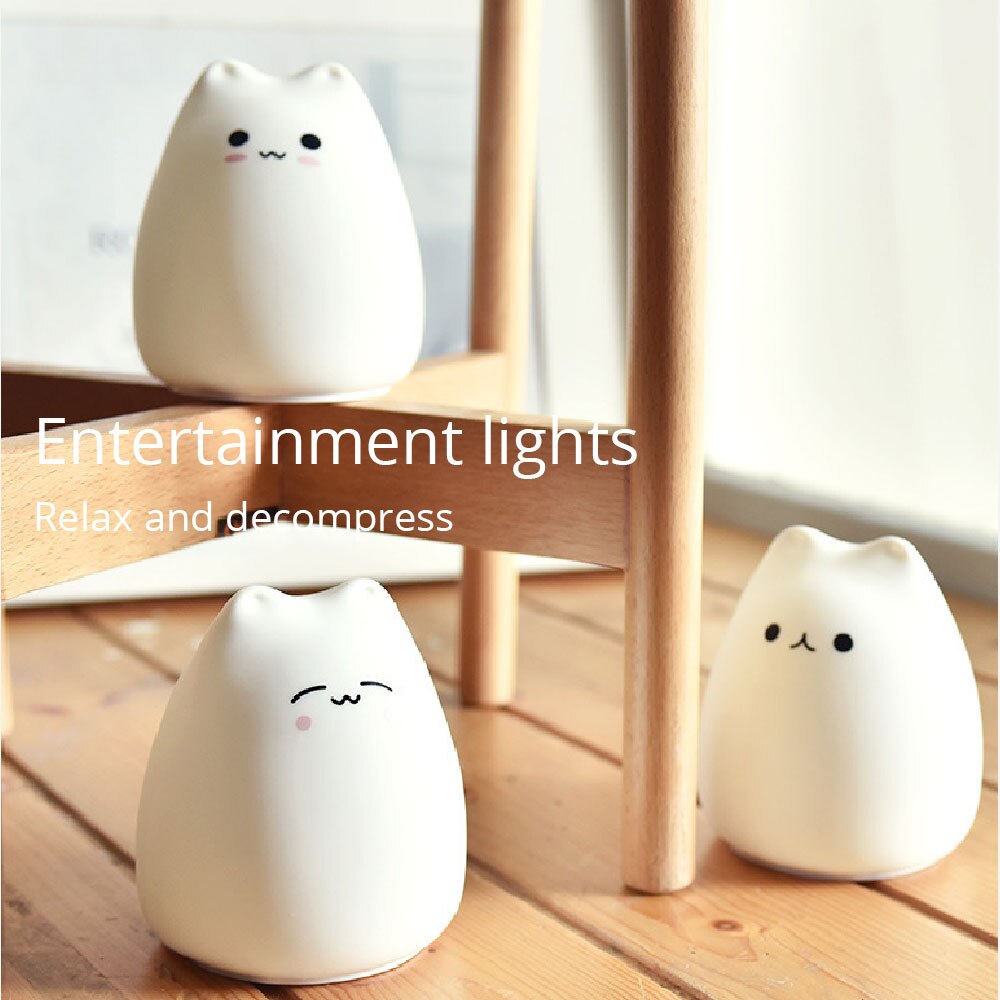 LED-Lampe-De-Nuit-Capteur-Tactile-Chat-Silicone-Lumi-re-Animale-Color-Enfant-Cadeau-De-Vacances