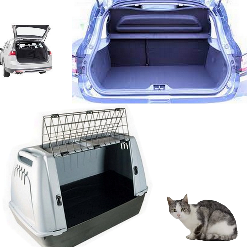 Cage de transport pour Chat chaton et chien spéciale voyage coffre voiture travel - la boutik du chat