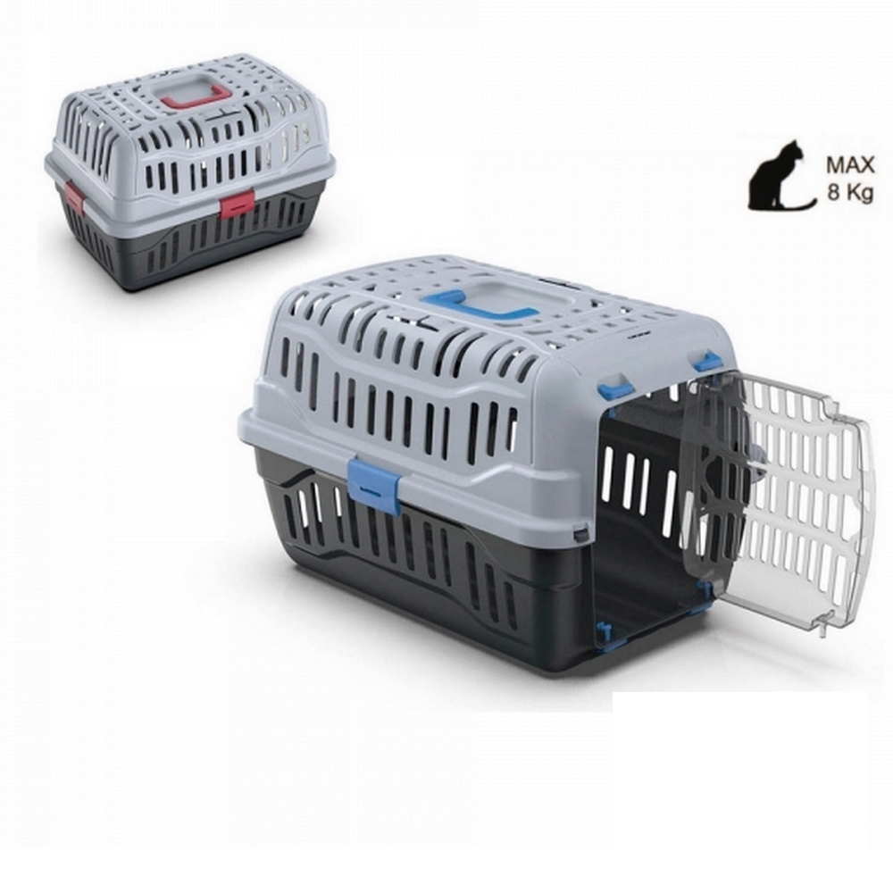 Cage de transport plastique caisse pour chat porte - Amore in Gabbia - La BoutiK du Chat