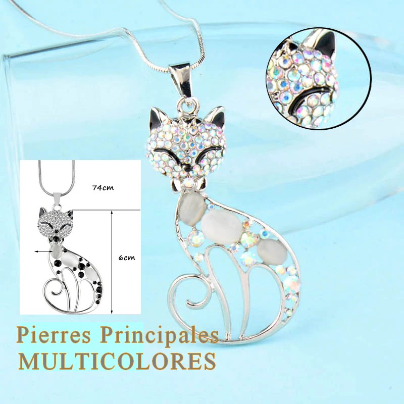 collier chat opale3