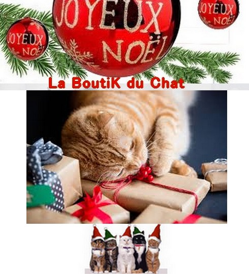 Les Cadeaux de Noël des Chats gourmands - La BoutiK du Chat