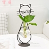 Vase-hydroponique-en-forme-de-chat-en-verre-mignon-et-dynamique-avec-support-en-m-tal
