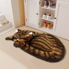 Petit-tapis-3D-en-forme-de-chat-gris-et-marron-offre-sp-ciale