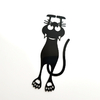 Marque-page-chat-noir-Kawaii-en-plastique-Animal-st-r-o-3D-pour-livres-papeterie-cr