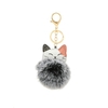 Porte-Cl-s-Mignon-en-Fausse-Fourrure-de-Lapin-Pompon-Moelleux-de-Chat-Boule-de-Poils