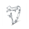 BAMOER-bague-en-argent-Sterling-925-authentique-pour-femme-bijou-de-fian-ailles-lune-et-chat