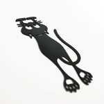 Marque-page-chat-noir-ajour-3D-1-2-5-pi-ces-marque-page-Kawaii-en-plastique