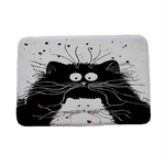 Tapis-de-porte-imprim-chat-noir-et-blanc-moderne-antid-rapant-pour-couloir-salle-de-bain
