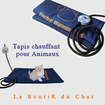 Tapis électrique chauffant réglable pour CHAT - La BoutiK du Chat