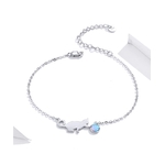 Bracelet en argentt pierre opale 4 -La BoutiK du Chat