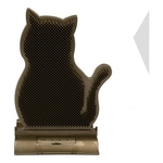 Brosse Massage  couleur Marron chat espace toilettage et de détente CHAT décoration - La BoutiK du Chat