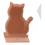 Brosse Massage  couleur Rose chat espace toilettage et de détente CHAT décoration - La BoutiK du Chat