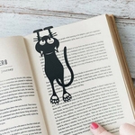 Signet - Marque Page CHAT NOIR - Fan des Livres lecture humoristique - La BoutiK du Chat