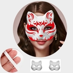 Masque tête de chat à peindre - La BoutiK du Chat