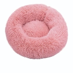 Lit-rond-en-peluche-doux-pour-animal-de-compagnie-chat-et-chien-panier-en-fourrure-pour