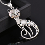 SINLEERY-collier-Animal-en-pierre-opale-pour-femmes-et-filles-cha-ne-avec-pendentif-en-forme
