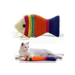 Jouets-en-forme-de-poisson-pour-chat-planche-gratter-tapis-gratter-pour-chat-couleur-al-atoire