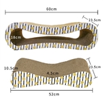 HOOPET-2-jouets-en-papier-ondul-Premium-pour-chat-planche-gratter-avec-herbe-aux-chats-Infinity