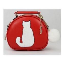 Sac à main ☛ Pochette bandoulière Motif CHAT ☛ La BoutiK du Chat