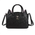 sac main bandoulière femme fille mode cuir noir la boutik du chat - Copie