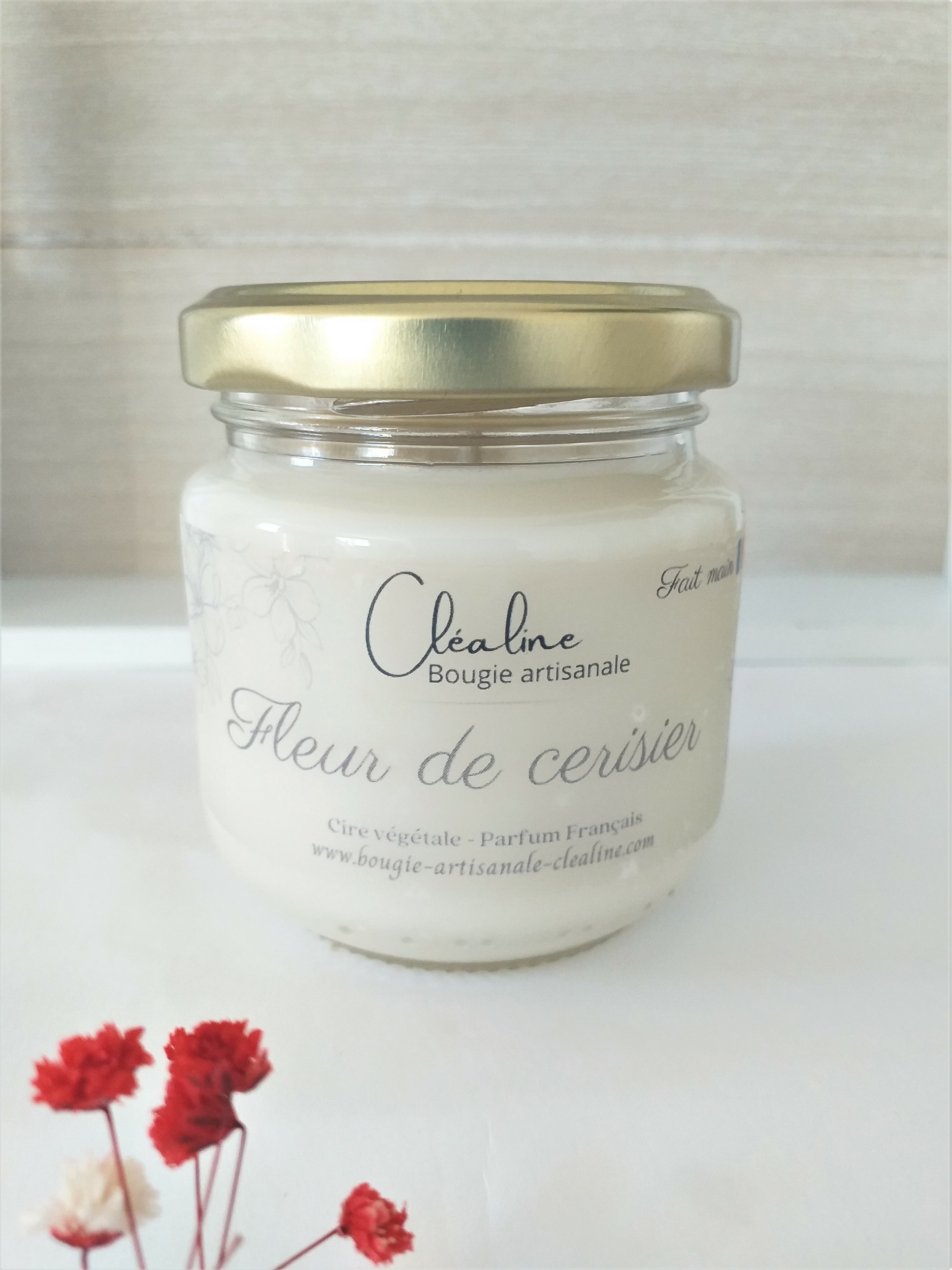 bougie fleur de coton