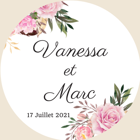 Etiquette mariage