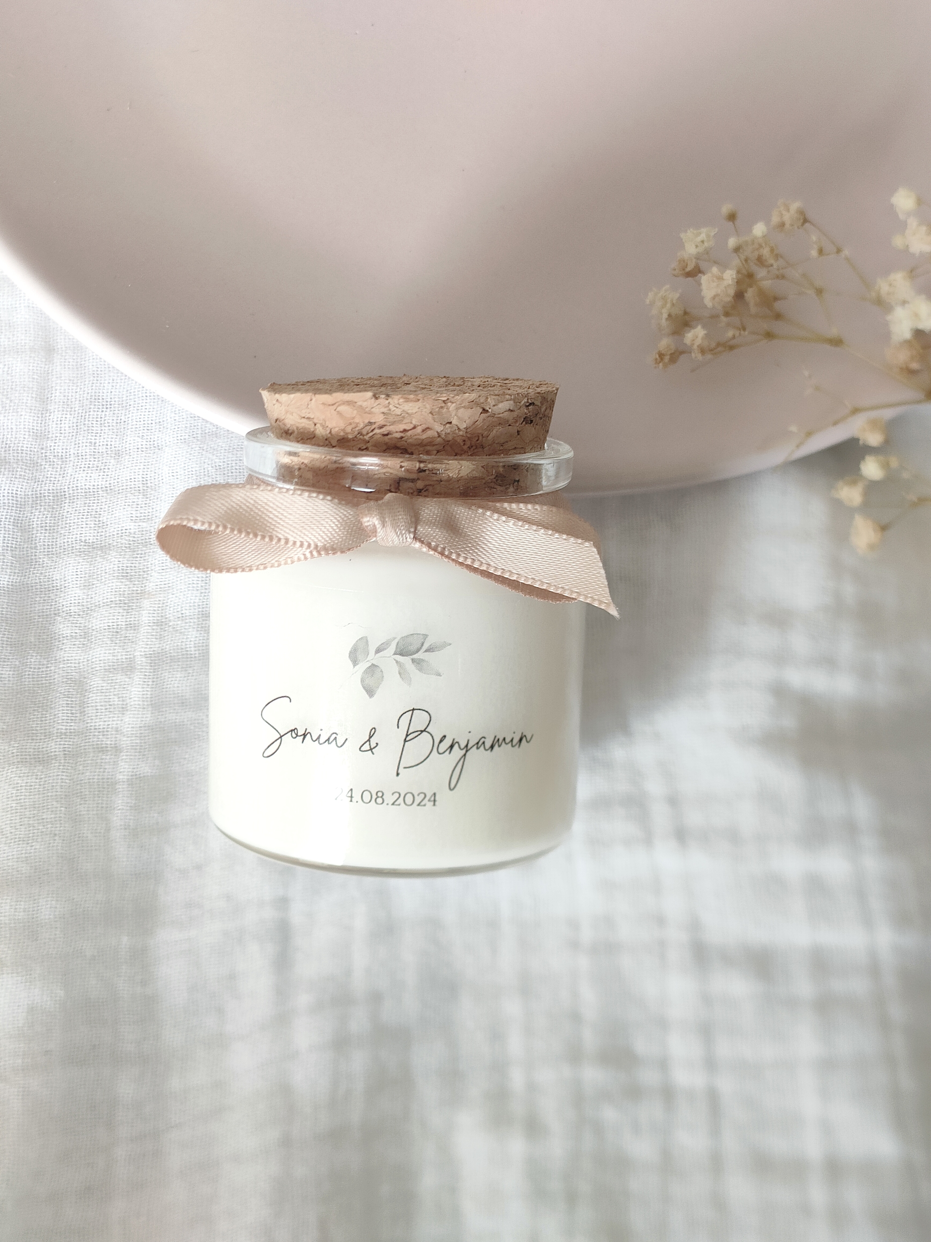 Bougie personnalisée