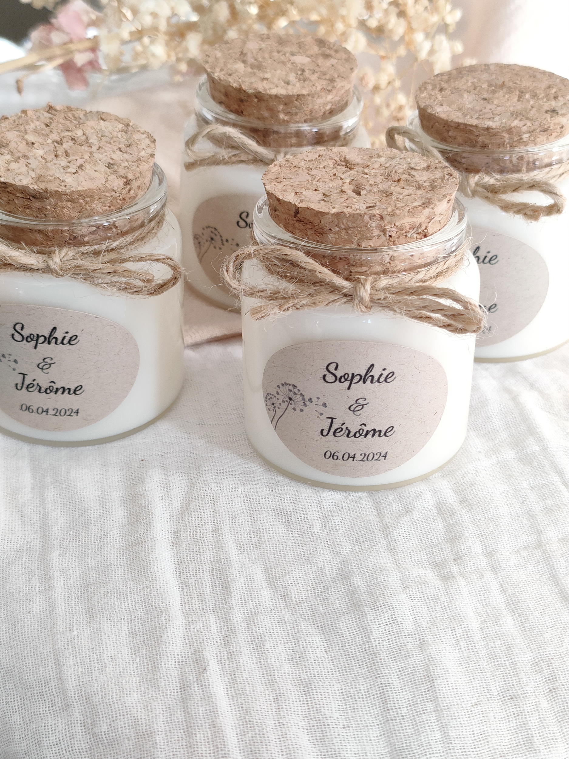 bougie mariage kraft
