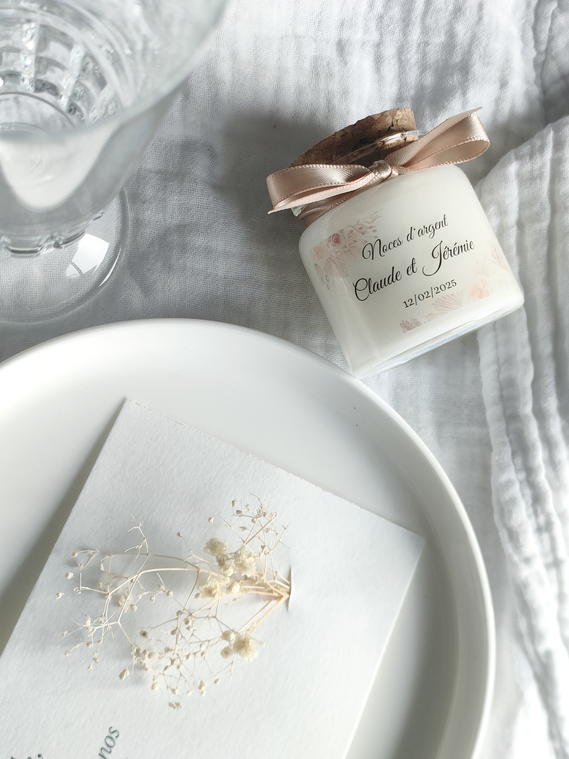 bougie noce de mariage