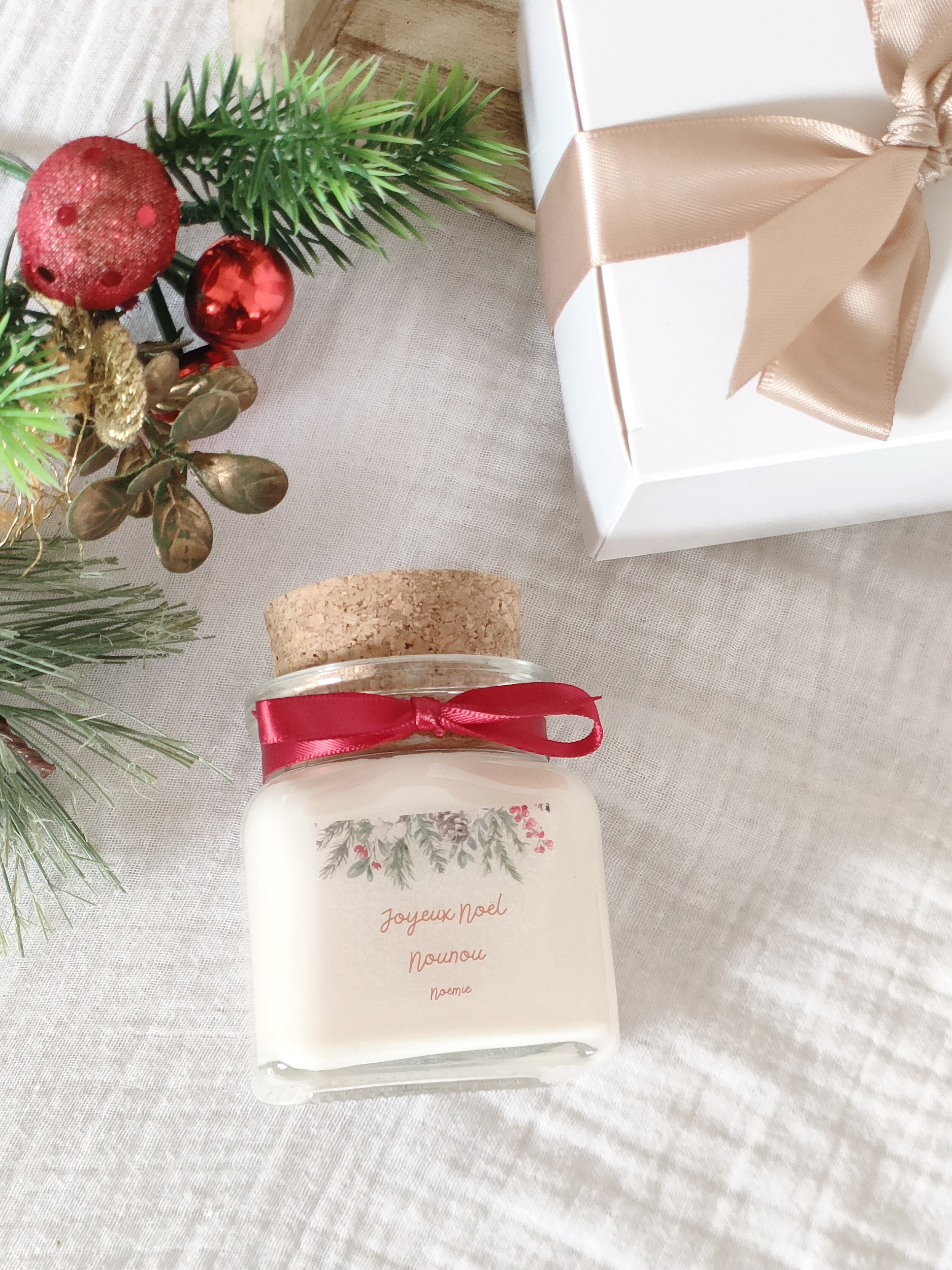 bougie noel nounou