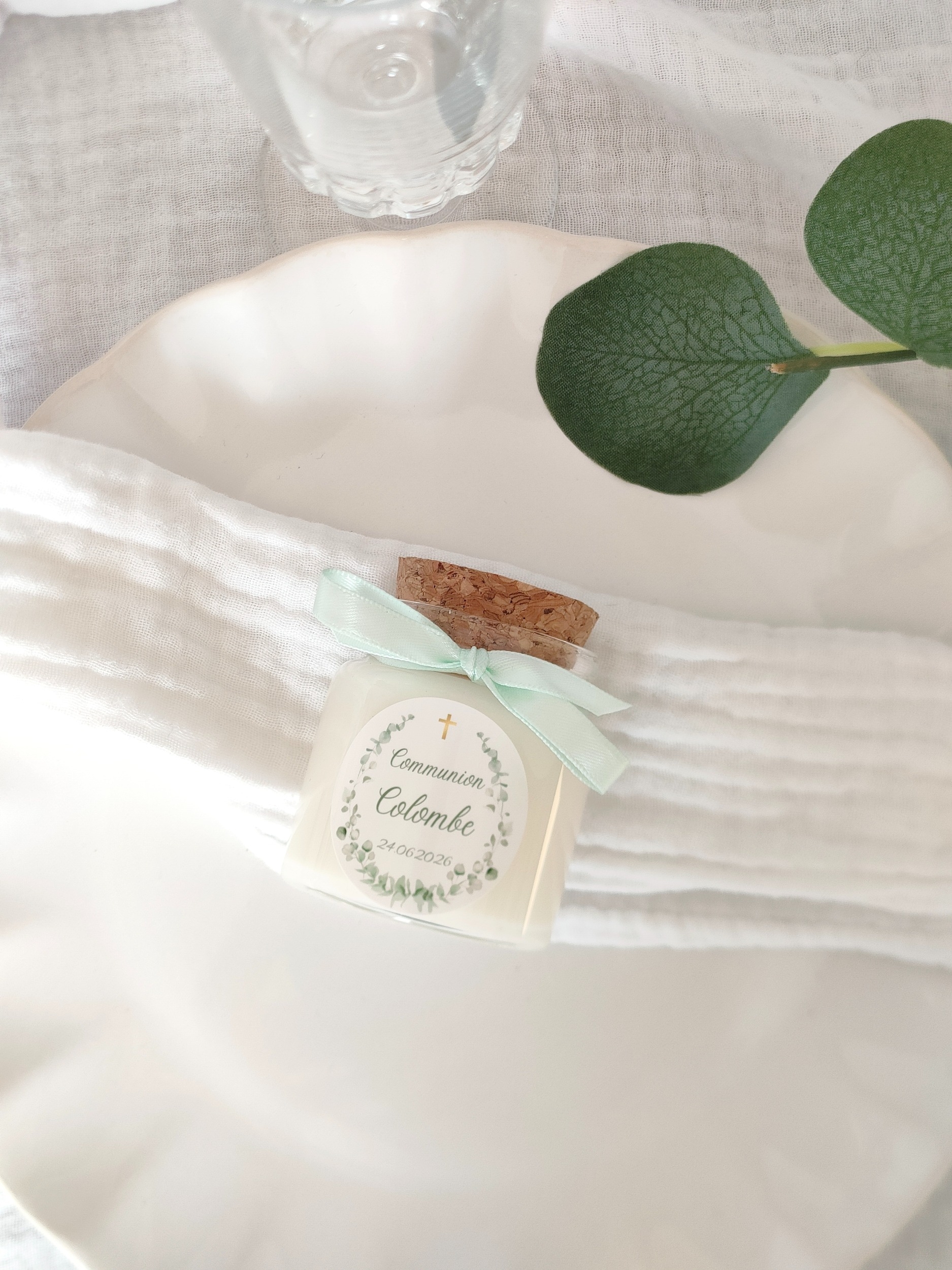 souvenir communion bougie