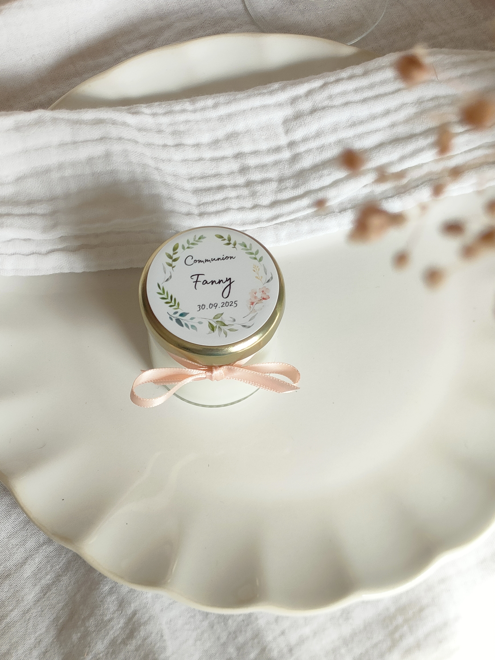 mini bougie communion