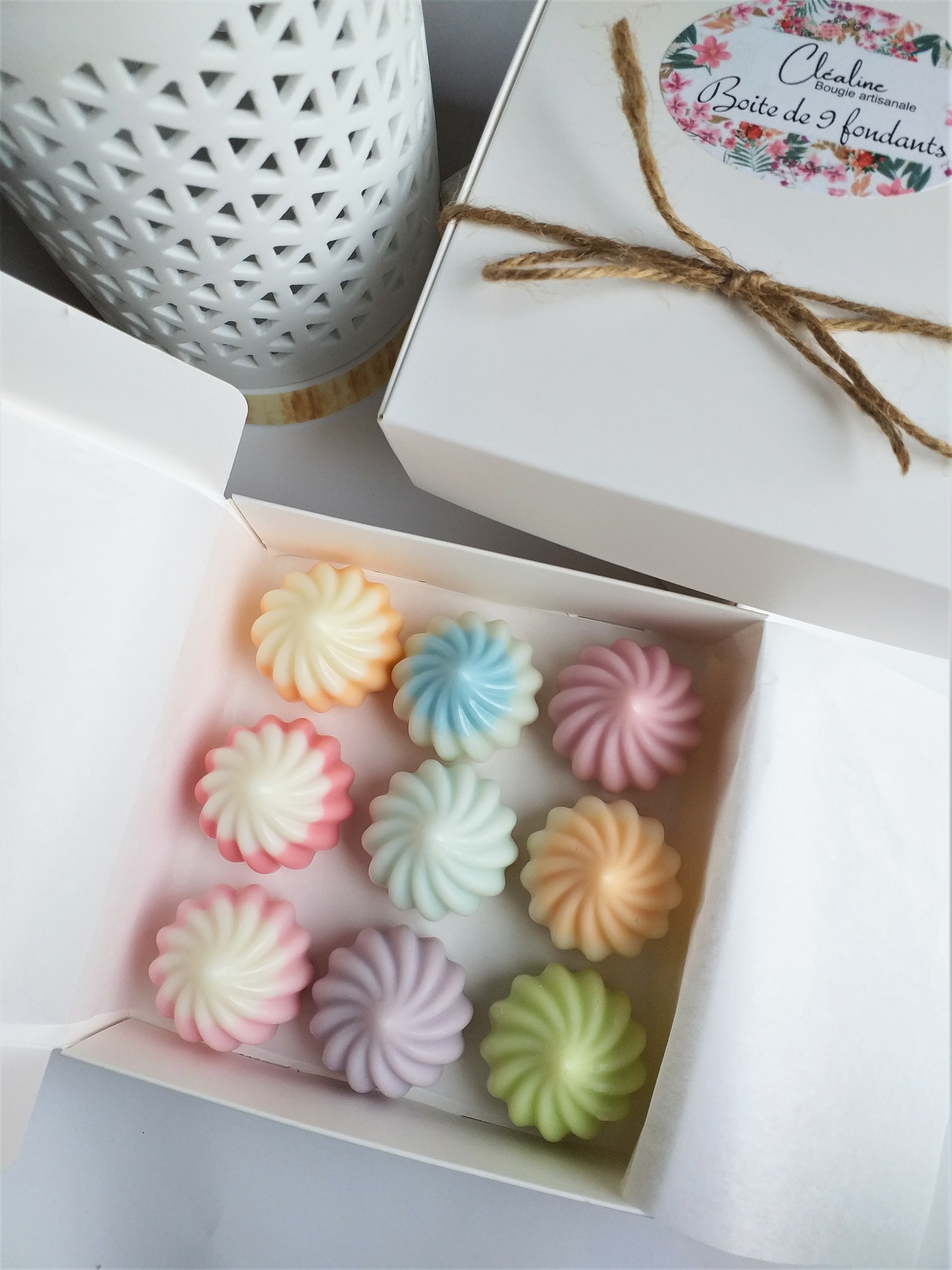 Coffret découverte fondant aux choix-clealine-bougie-artisanale