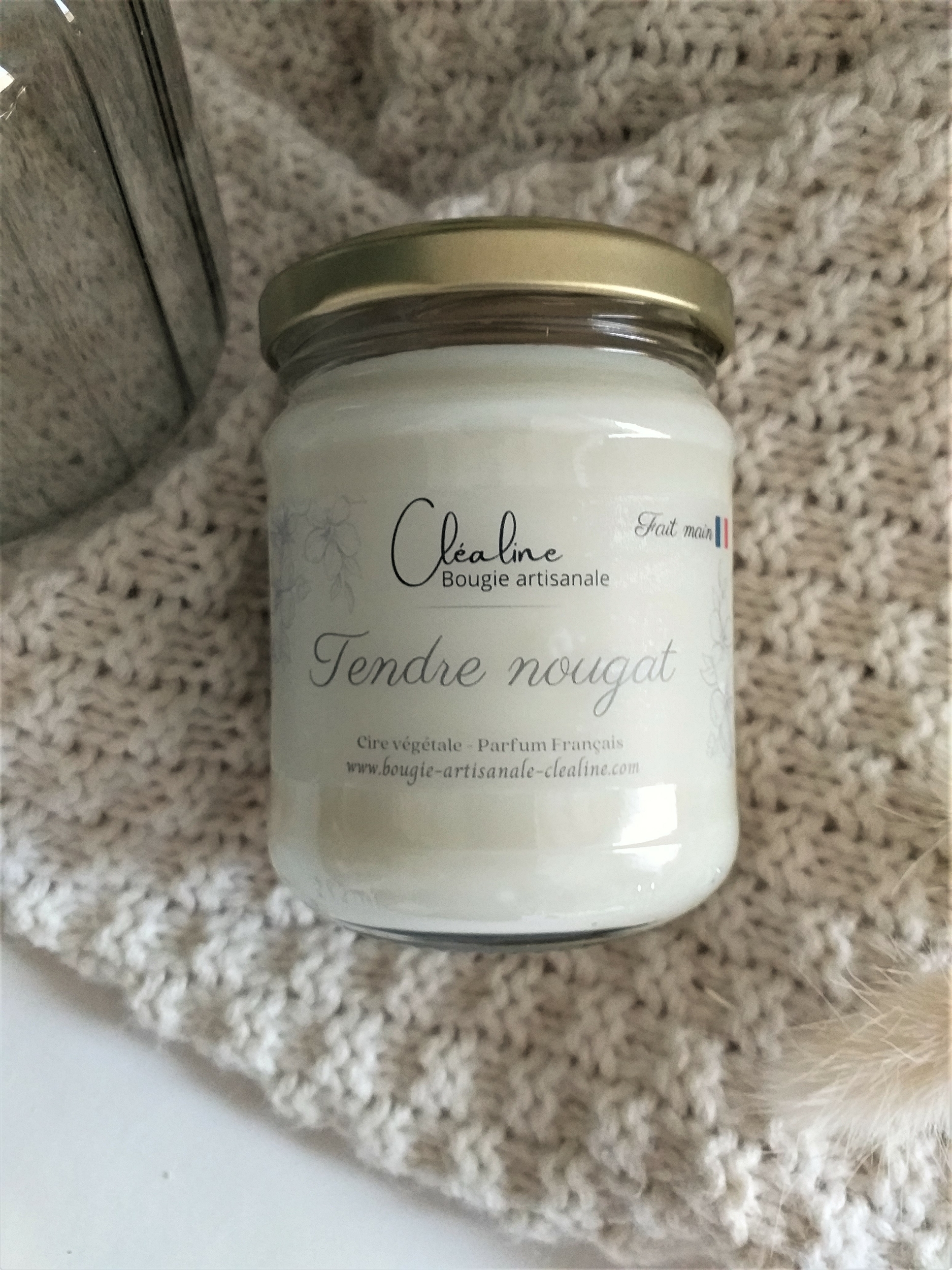 Bougie parfumée Tendre nougat